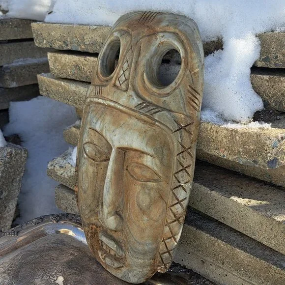 Stone Inca Wall Mask - Picture 7 of 11